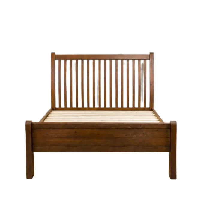 boho 4'6" low foot end sleigh bed