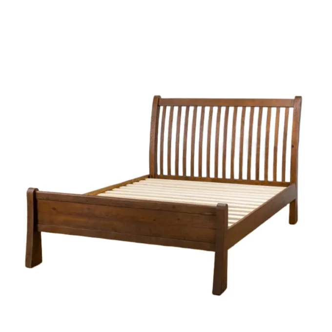 boho 4'6" low foot end sleigh bed