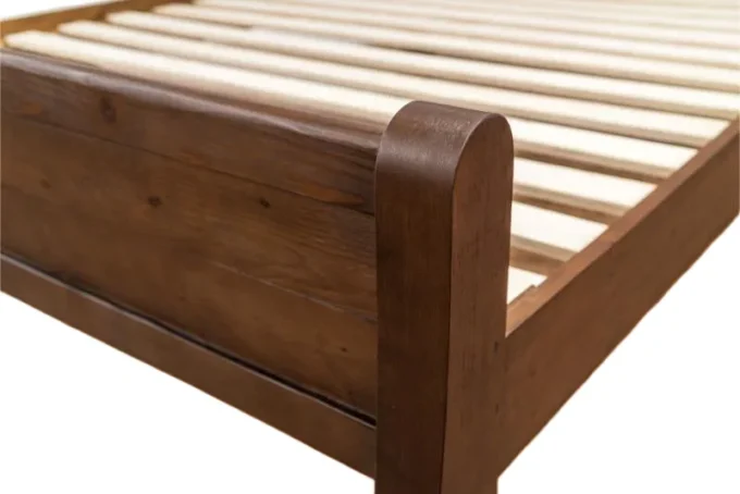 boho 4'6" low foot end sleigh bed