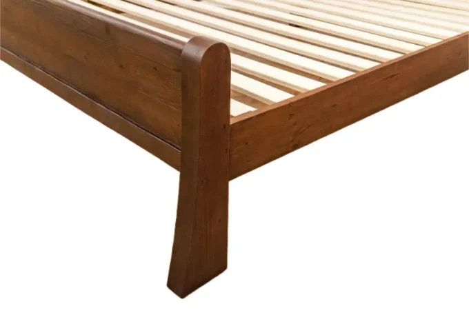 boho 4'6" low foot end sleigh bed