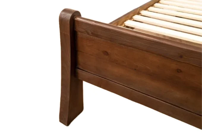 boho 4'6" low foot end sleigh bed