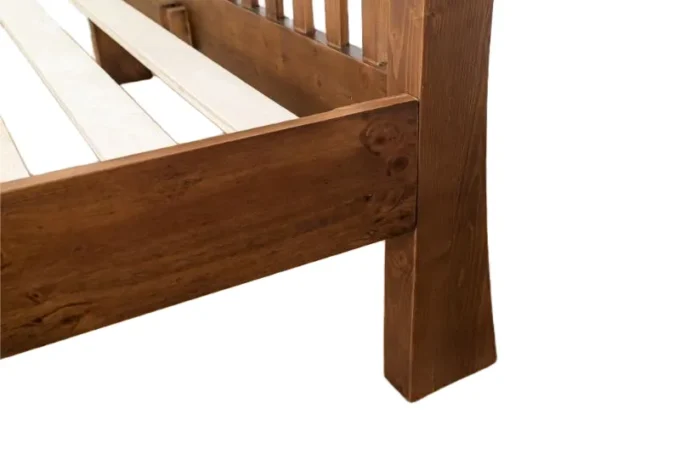 boho 4'6" low foot end sleigh bed