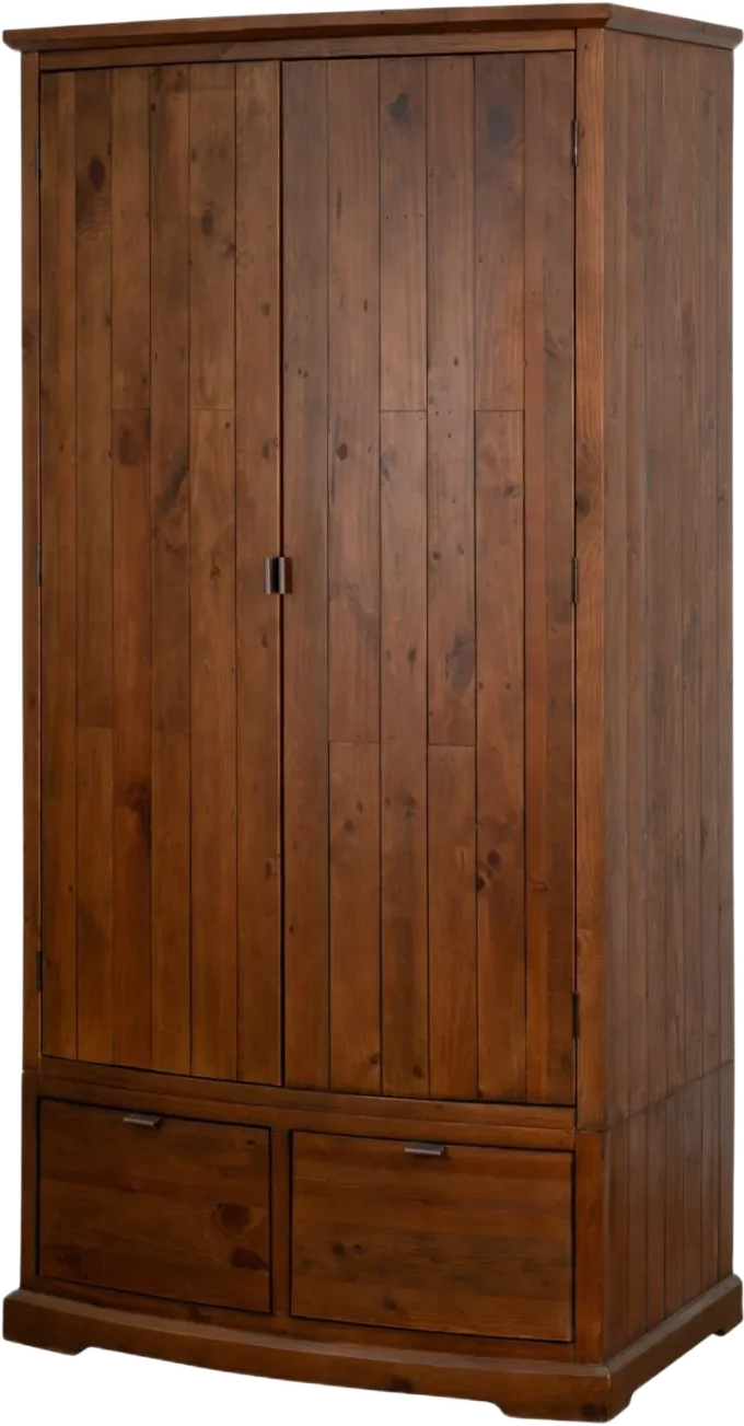 boho 2 door 2 drawer wardrobe