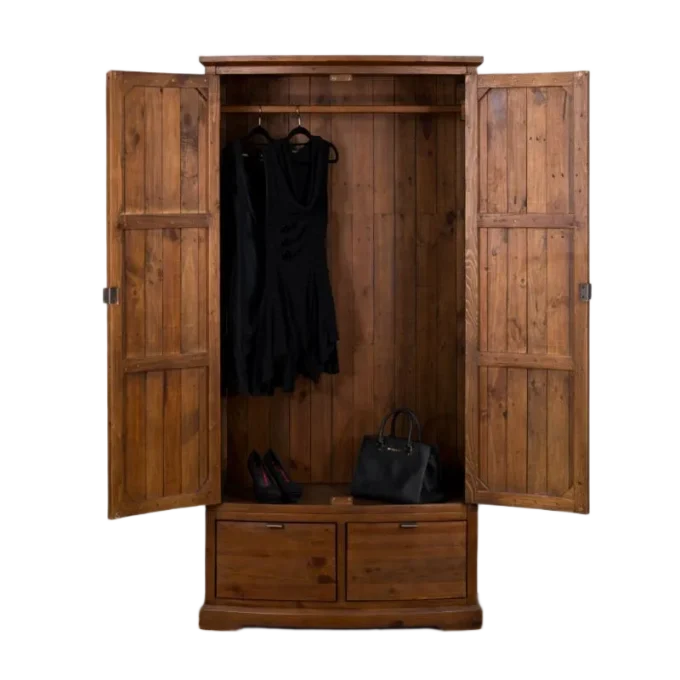boho 2 door 2 drawer wardrobe