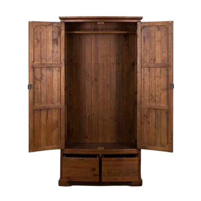 boho 2 door 2 drawer wardrobe