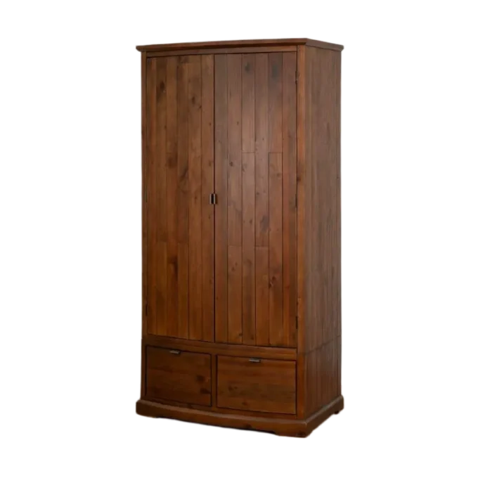 boho 2 door 2 drawer wardrobe