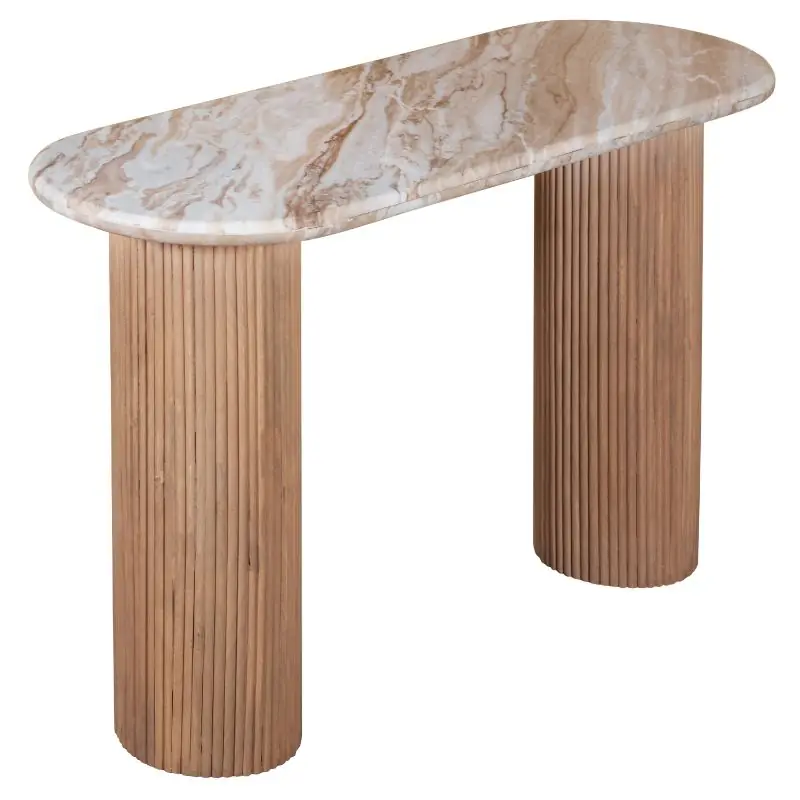 lucido pedestal console table