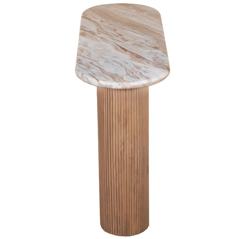 lucido pedestal console table