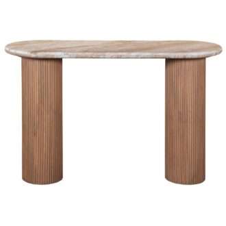 lucido pedestal console table