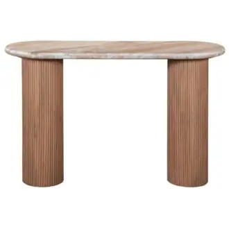 lucido pedestal console table
