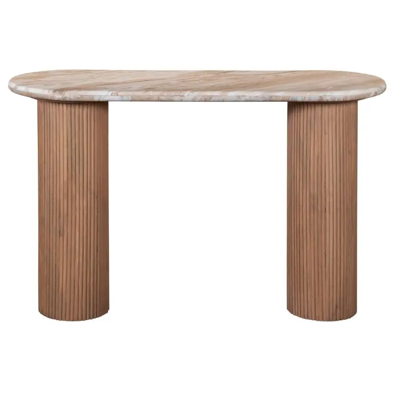 lucido pedestal console table