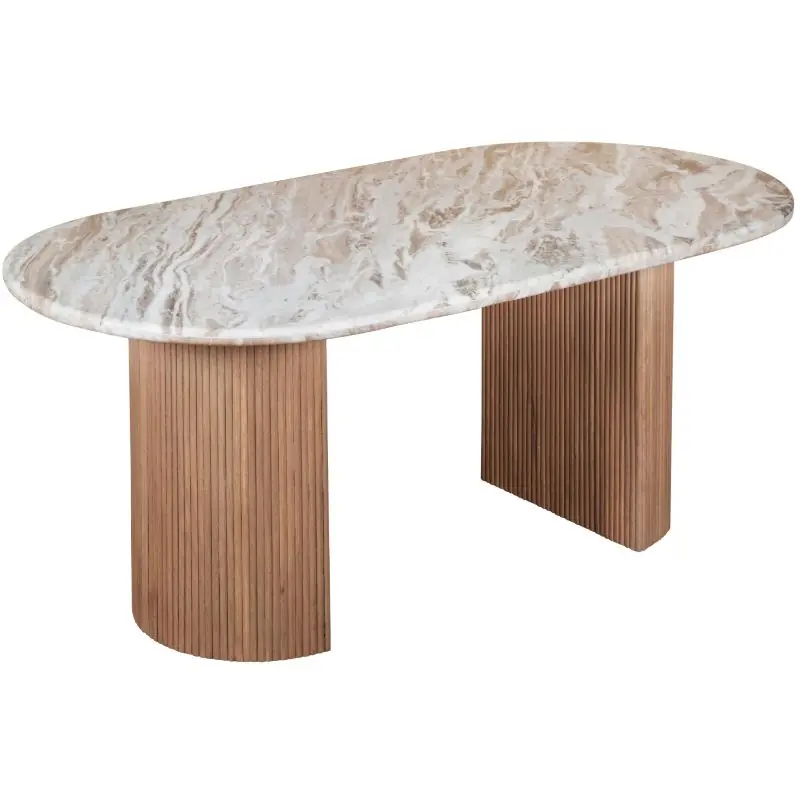 lucido large pedestal dining table