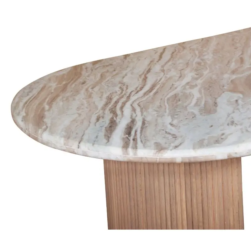 lucido large pedestal dining table