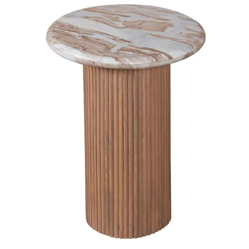 lucido pedestal side table