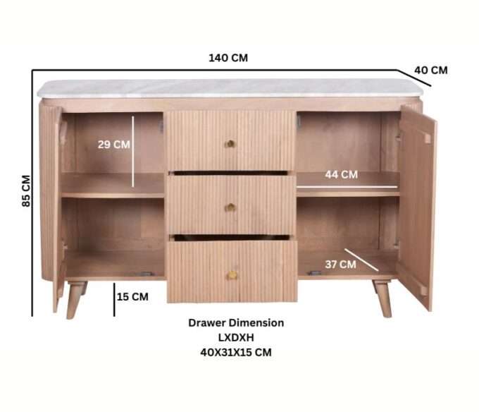 lucido extra large sideboard
