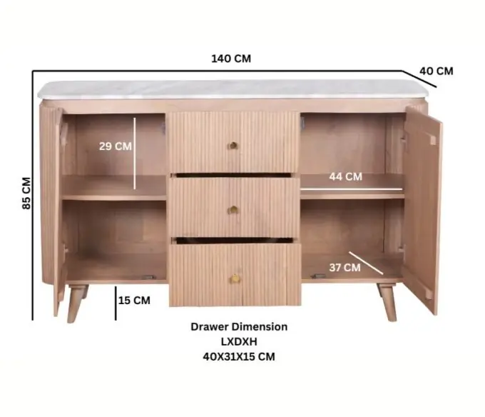 lucido extra large sideboard